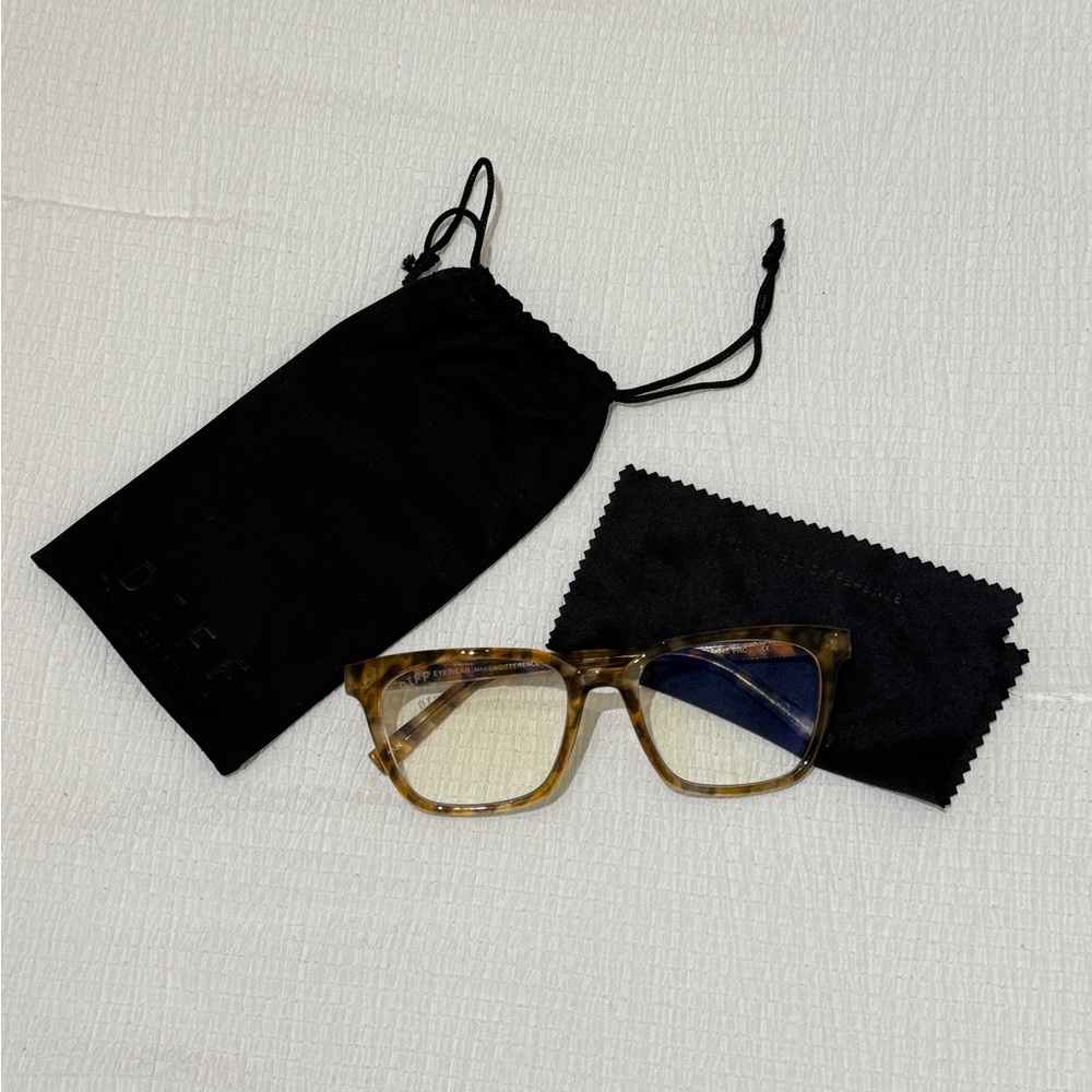 Diff Eyewear Tortoiseshell Bluelight Glasses - image 1
